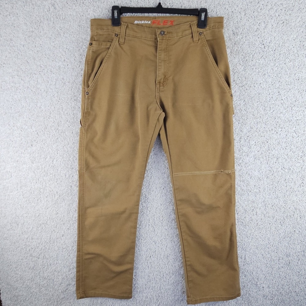 Dickies Duck Brown Tan Carpenter Cargo Work Pants Jeans Men's Regular 32x30 (28)